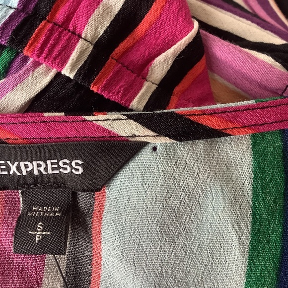 Express Striped Romper Size Small New - Picture 8 of 16